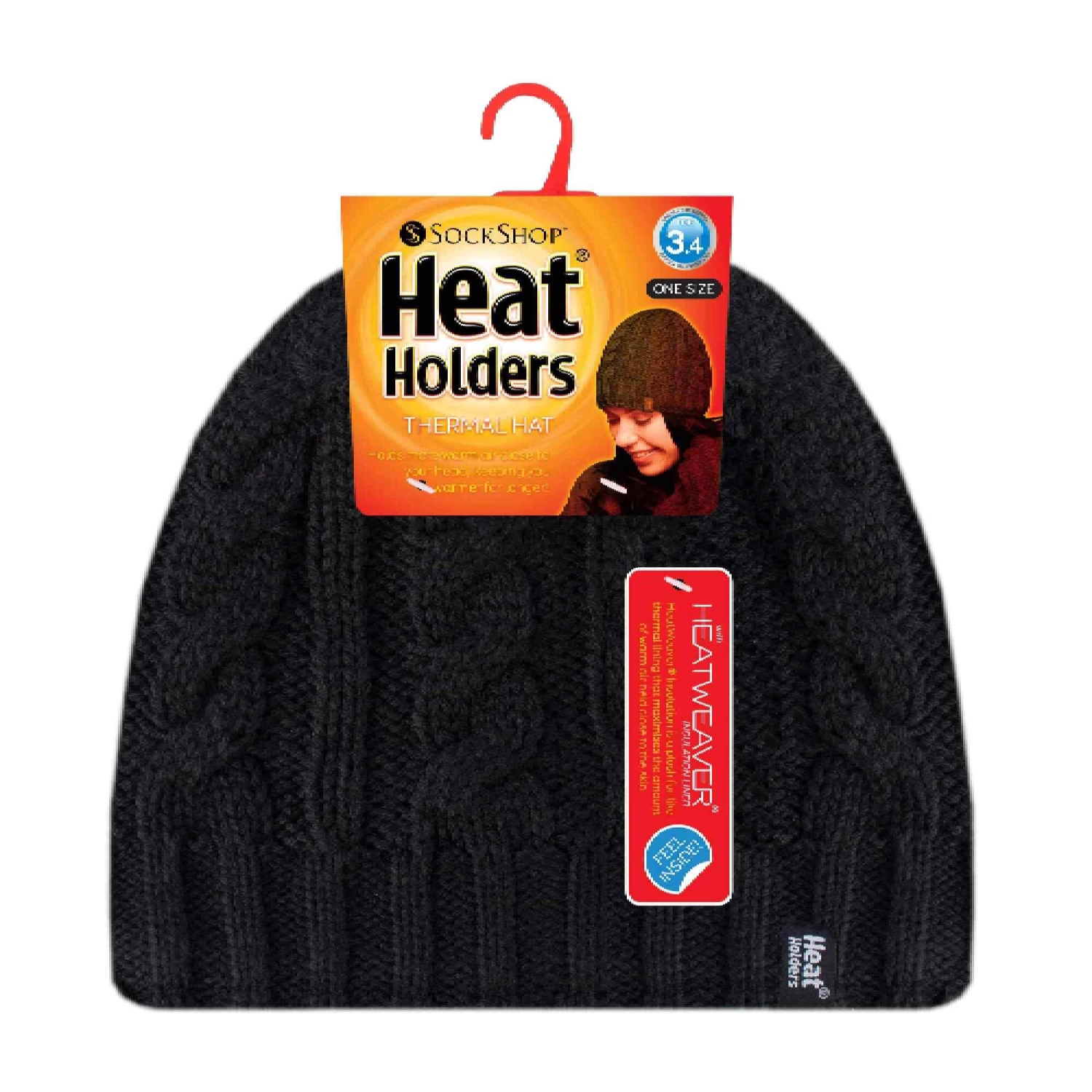 Ladies Cable Knit Fleece Lined 3.4 TOG Thermal Winter Hat 4 Ladies Cable Knit Fleece Lined 3.4 TOG Thermal Winter Hat - Image 2