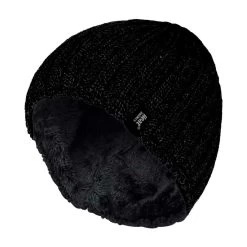 Mens 3.4 TOG Fleece Lined Ribbed Knitted Thermal Winter Hat