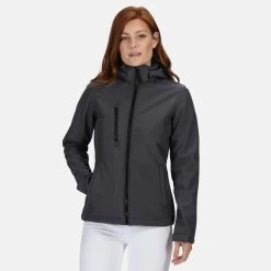 Regatta Womens/Ladies Venturer 3 Layer Membrane Soft Shell Jacket (French Blue/Navy) 37 Regatta Womens/Ladies Venturer 3 Layer Membrane Soft Shell Jacket (French Blue/Navy) -Sports Outdoor Store kcd6617912e56f28d94201f4c3832e34d