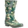 Cotswold Boys Innsworth Camo Wellington Boots (Green/Brown/Cream) -Sports Outdoor Store kd0886a37a269cb0117b163426b11e6a8