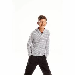 Craghoppers NosiLIfe Childrens/Kids Ryley Hoody (Blue Navy Stripe) -Sports Outdoor Store kd2f70d04b072221c8c346e31de5698f1