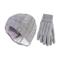 Ladies Fleece Lined Thermal Hat & Gloves Set For Winter -Sports Outdoor Store kd9db0dc2e82a4b006e9e37c54ce31b29