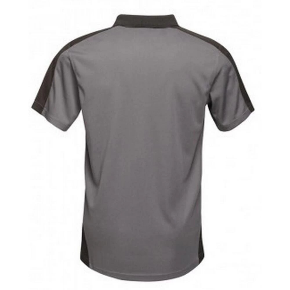 Regatta Contrast Coolweave Pique Polo Shirt (Black/Classic Red) 19 Regatta Contrast Coolweave Pique Polo Shirt (Black/Classic Red) - Image 17