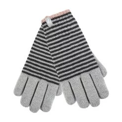 Ladies Striped Fleece Lined Knitted Warm Winter Thermal Gloves -Sports Outdoor Store ke2da13744f30a759b5d27e878d78313f