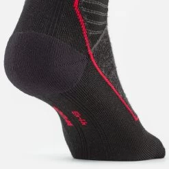 WEDZE ADULT WOOLLEN SKI AND SNOWBOARD SOCKS - 900 WOOL - BLACK -Sports Outdoor Store ke5b7f0b04e52990a11efafa058aa82fc