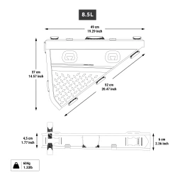 Riverside Bikepacking IPX6 Waterproof Size M/L/XL Full Frame Roll 12 Riverside Bikepacking IPX6 Waterproof Size M/L/XL Full Frame Roll -Sports Outdoor Store ke914a7b6e954edc82dce660b9ebe581d