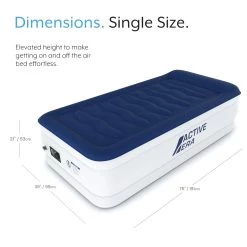Single Comfort Plus Air Bed – Navy/White -Sports Outdoor Store keea0c8795e789d6f029d2dd29aff483a