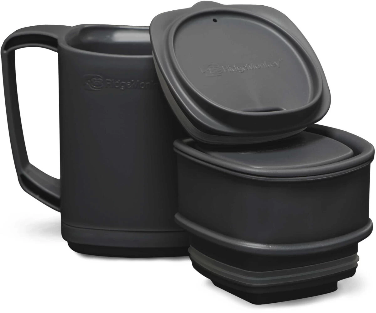 RidgeMonkey ThermoMug DLX Brew Set Grey (RM550) 4 RidgeMonkey ThermoMug DLX Brew Set Grey (RM550) - Image 2