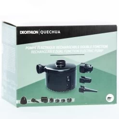 Quechua COMPACT ELECTRICAL PUMP FOR CAMPING - RECHARGEABLE USING MAINS POWER -Sports Outdoor Store kf3a1ec21de383b3e388bb75515a98907