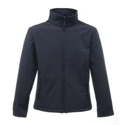 Regatta Professional Mens Classic 3 Layer Zip Up Softshell Jacket (Navy/Seal Grey)