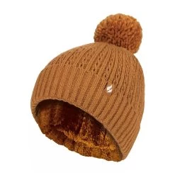 Ladies Winter Knitted Ribbed Thermal Cable Beanie Pom Pom Hat -Sports Outdoor Store kf8ba844a43f073d2b17e900edbf36d00
