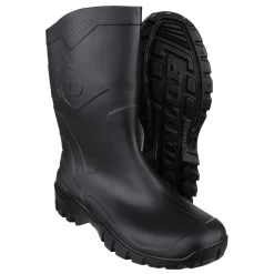 Dunlop Dee Plain Rubber Wellingtons BLACK -Sports Outdoor Store kf97c892a74a0a19f2889d458c0eba870