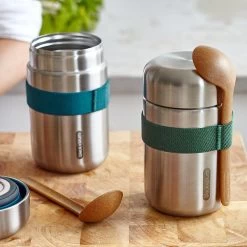 Black+Blum Food Flask 400ml Ocean -Sports Outdoor Store kfb2bb3866363e777685a018f81f2dc42