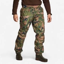 Country Sport Light And Waterproof Overtrousers Camo 100