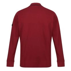 Regatta Mens Leaonzo LongSleeved Polo Shirt (Syrah Red) -Sports Outdoor Store kfdca73d822b8a9785510a99381bd50fc