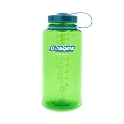 Nalgene 1L Wide Mouth Sustain Water Bottle - Made From 50% Plastic Waste -Sports Outdoor Store kfe56484f032c2166ae46e2b10d8867b3