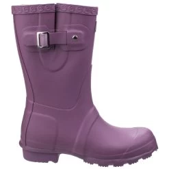 Cotswold Windsor Plain Rubber Wellingtons Purple